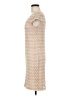Sharagano Chevron-herringbone Tan Casual Dress Size 6 - photo 5