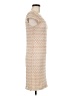 Sharagano Chevron-herringbone Tan Casual Dress Size 6 - photo 4