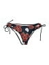 Romwe Paisley Black Swimsuit Bottoms Size XL - photo 1