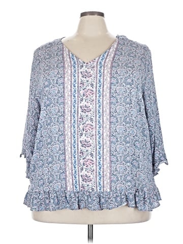 Jones & Co 3/4 Sleeve Blouse (view 1)