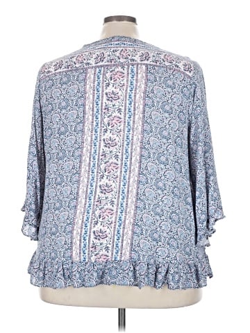 Jones & Co 3/4 Sleeve Blouse (view 2)