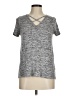 Kaileigh Gray Short Sleeve Top Size M - photo 1