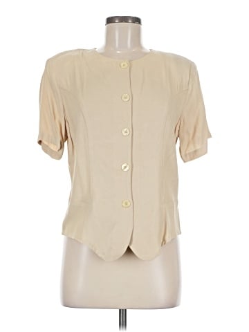 Impressions Short Sleeve Blouse (view 1)