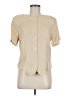 Impressions Ivory Short Sleeve Blouse Size 8 - photo 1