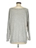 Bibi Metallic Silver Gray Long Sleeve Top Size M - photo 2