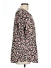 Bombom Brown Short Sleeve Blouse Size L - photo 4