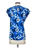 Hilary Radley Blue Short Sleeve Blouse Size S - photo 2