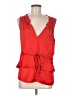 Cynthia Steffe Red Sleeveless Blouse Size M - photo 1