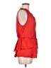 Cynthia Steffe Red Sleeveless Blouse Size M - photo 4