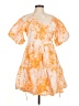 Collusion Tie-dye Orange Cocktail Dress Size 8 - photo 1