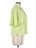 Gap Green 3/4 Sleeve Button-Down Shirt Size M - photo 4