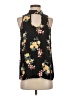 Hippie Rose 100% Polyester Black Sleeveless Blouse Size S - photo 1