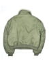 Zara 100% Polyester Solid Green Jacket Size 13 - photo 2