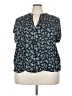 Treasure & Bond Blue Short Sleeve Blouse Size 3X - photo 1