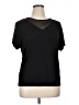 Tahari Black Short Sleeve Top Size XL - photo 1