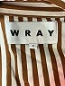 Wray 100% Cotton Stripes Brown 3/4 Sleeve Button-Down Shirt Size S - photo 7