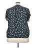 Treasure & Bond Blue Short Sleeve Blouse Size 3X - photo 2