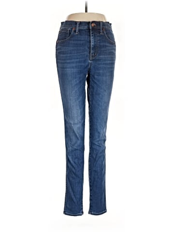 Madewell Tall 10" High-Rise Skinny Jeans in Danny Wash: TENCEL&trade; Denim Edition (view 1)