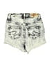 Machine Stars Gray Denim Shorts Size 26 waist - photo 2