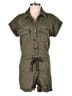 Sun & Shadow Solid Green Romper Size S - photo 1