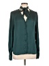 Paige Teal Long Sleeve Blouse Size L - photo 1