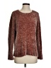 Orvis 100% Polyester Metallic Burgundy Pullover Sweater Size S - photo 1