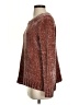 Orvis 100% Polyester Metallic Burgundy Pullover Sweater Size S - photo 5