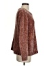 Orvis 100% Polyester Metallic Burgundy Pullover Sweater Size S - photo 4