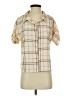 J.ING 100% Polyester Tan Short Sleeve Blouse Size 4 - photo 1