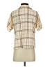 J.ING 100% Polyester Tan Short Sleeve Blouse Size 4 - photo 2