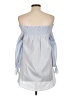 Do & Be Blue Sleeveless Blouse Size L - photo 2