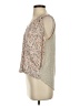 West Kei 100% Polyester Ivory Sleeveless Blouse Size S - photo 5