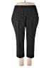 Investments Houndstooth Gray Dress Pants Size 20 - photo 1
