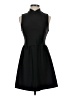 Topshop Solid Black Cocktail Dress Size 4 - photo 2