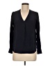 J.Crew 100% Polyester Black Long Sleeve Blouse Size 6 - photo 1