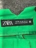 Zara Solid Green Casual Pants Size XS - photo 7
