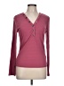 Shein Burgundy Long Sleeve Henley Size 12 - photo 1