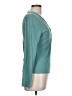 Shein Teal Long Sleeve Henley Size 12 - photo 4