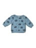 Rabbit Bear Print Blue Pullover Sweater 9-12 MO / 12 MO - photo 1