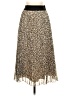 DKNY Animal Print Gold Casual Skirt Size XXS - photo 1