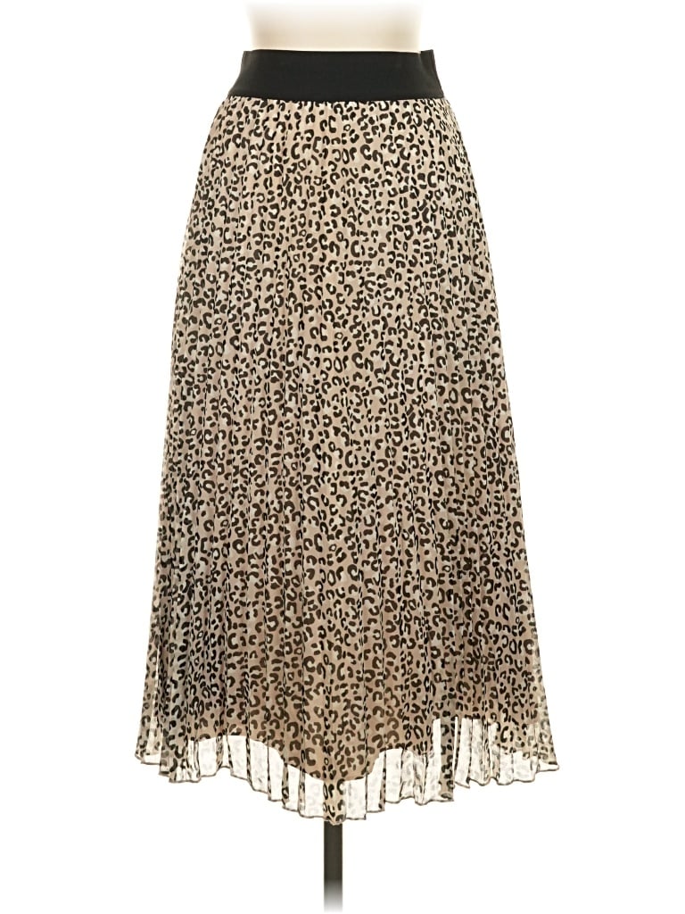 Pre-owned Dkny Casual Skirt In Gold
