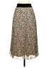 DKNY Animal Print Gold Casual Skirt Size XXS - photo 2