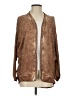 Gold Hawk 100% Silk Brown Kimono Size XS - photo 1