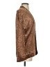 Gold Hawk 100% Silk Brown Kimono Size XS - photo 4