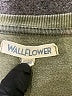 Wallflower 100% Cotton Camo Green Pullover Sweater Size M - photo 7