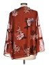 BLOOMCHIC Brown 3/4 Sleeve Blouse Size 12 - photo 2