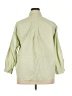 Unbranded Green 3/4 Sleeve Button-Down Shirt Size XXL (estimated) - photo 2