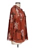 BLOOMCHIC Brown 3/4 Sleeve Blouse Size 12 - photo 4