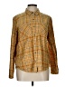 Universal Thread Plaid Yellow Long Sleeve Button-Down Shirt Size L - photo 1