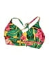 Kona Sol Tropical Green Swimsuit Top Size S - photo 1